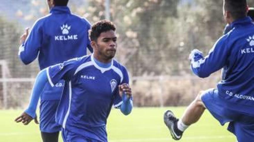 Chaim Roserie, durante un entrenamiento de la pasada temporada.