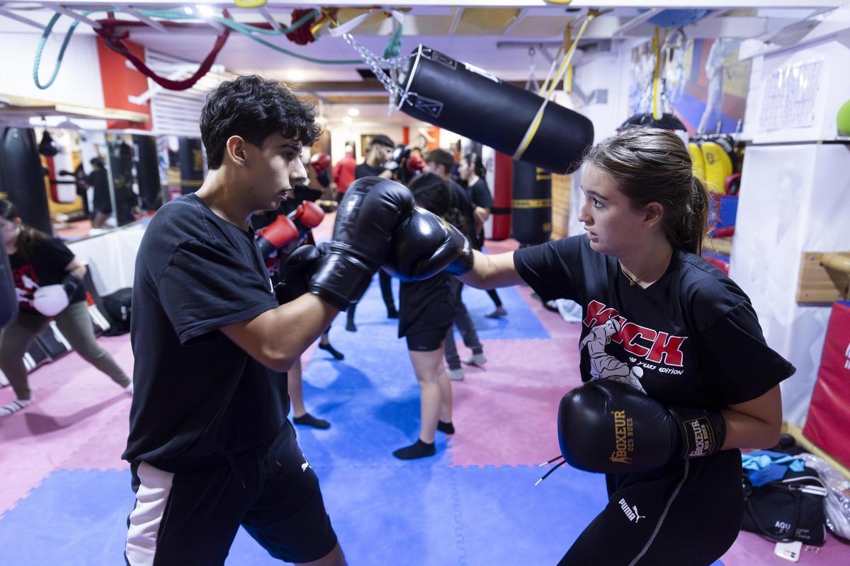 Boom del boxeo entre los adolescentes