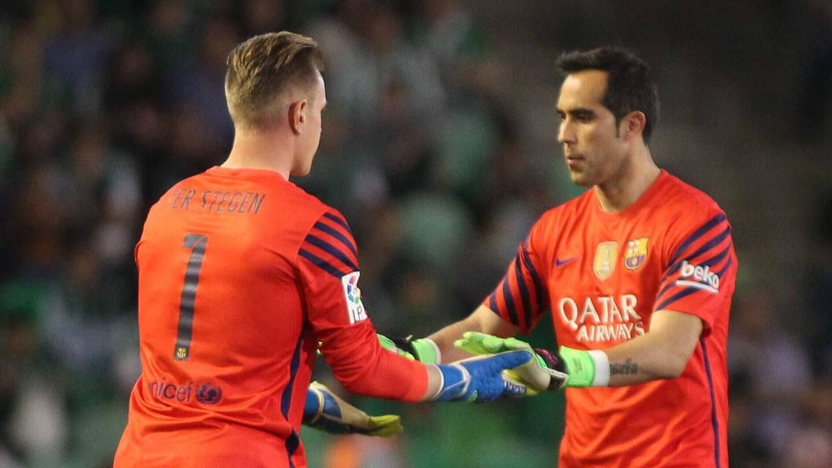 Bravo y Ter Stegen llegaron al Barça en el verano del 2014