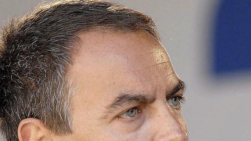 Zapatero, en un momento de su discurso en León.