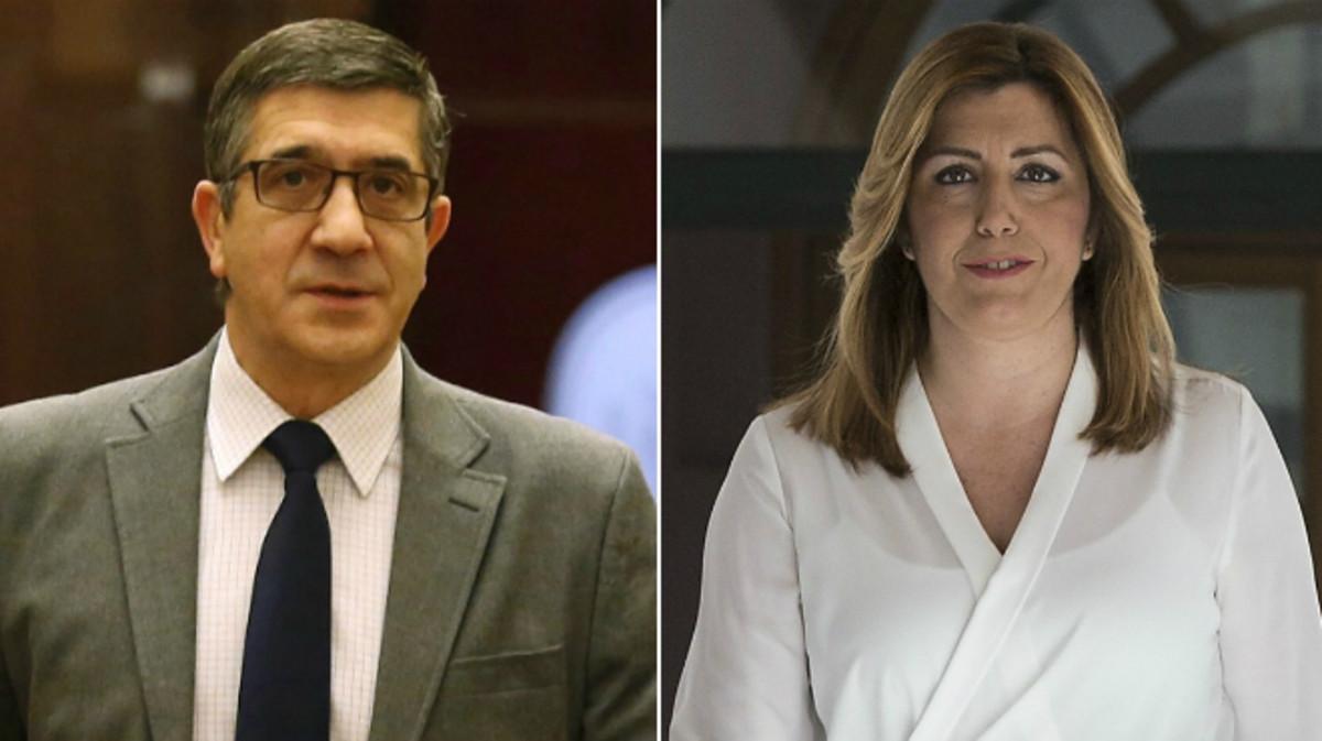 Patxi López y Susana Díaz.