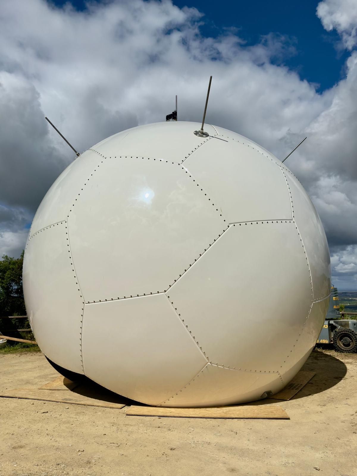 Galería | El nuevo radar meteorológico de Sierra de Fuentes