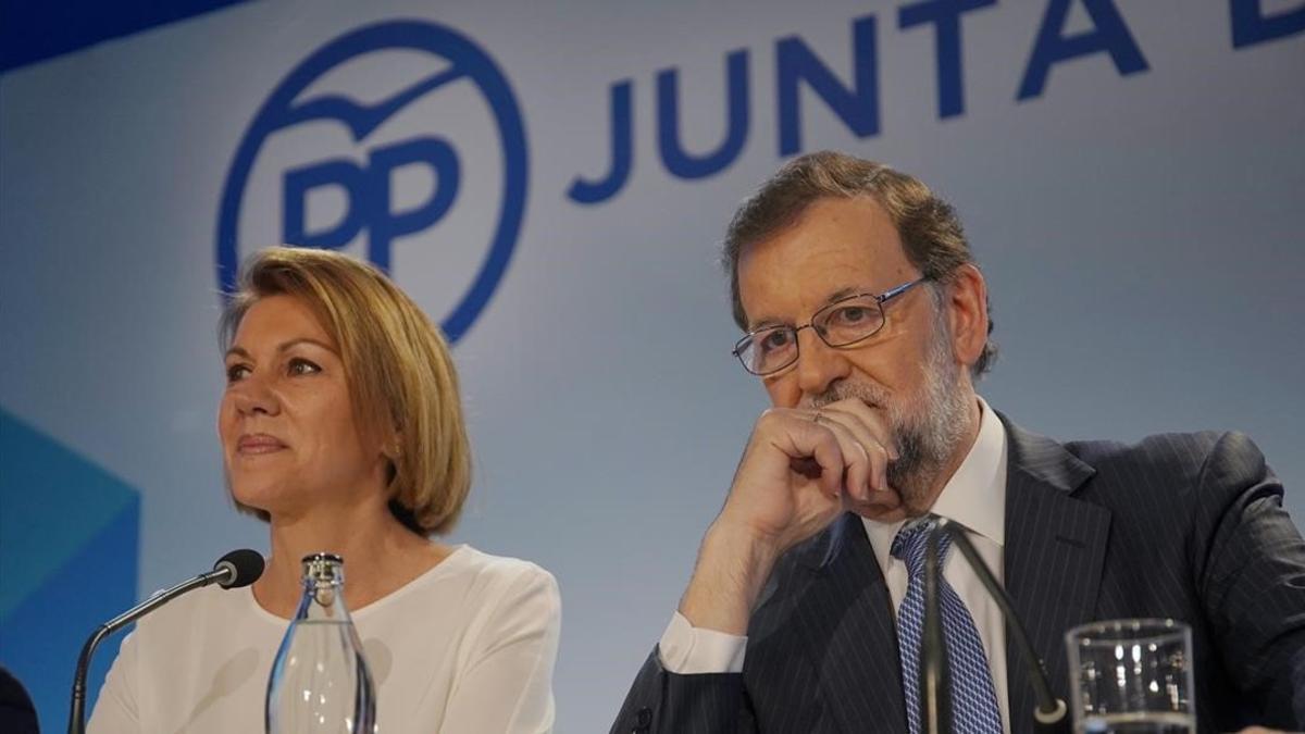 Mariano Rajoy y María Dolores de Cospedal