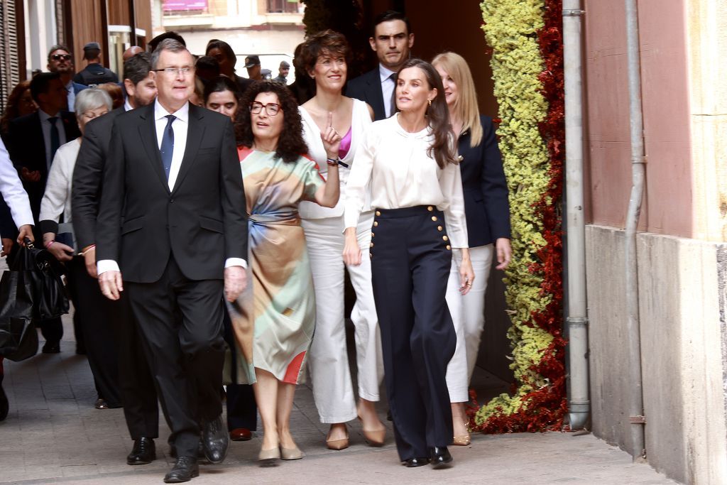 Las imágenes de la reina Letizia en el acto en Murcia por el Día Mundial de la Cruz Roja