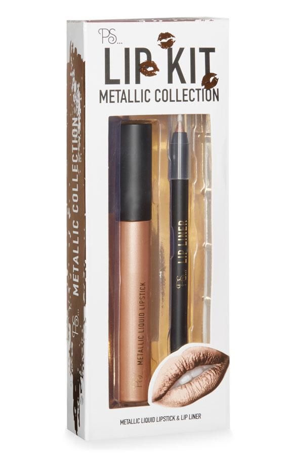 Lip Kit Metallic Collection, Primark