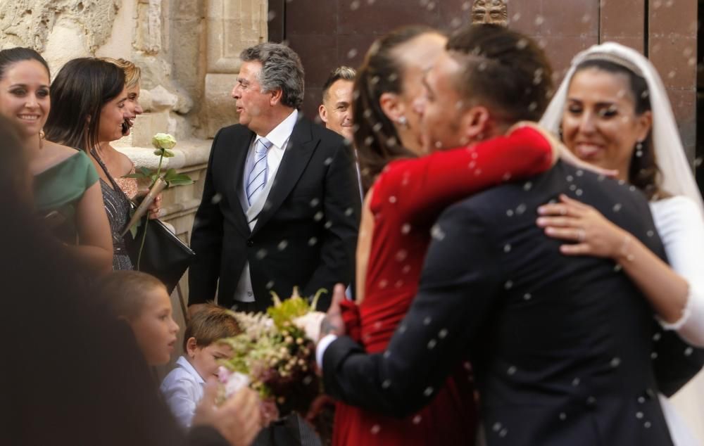 Kiko Femenia y Elena Ortiz se casan en Alicante.