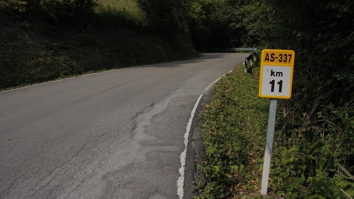 La carretera de La Colladiella, donde se produjo el accidente