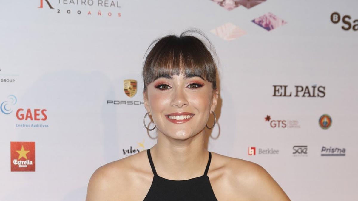 Aitana Ocaña posando en el Universal Music Festival de Madrid