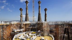 Visita d’obres a la Sagrada Família.