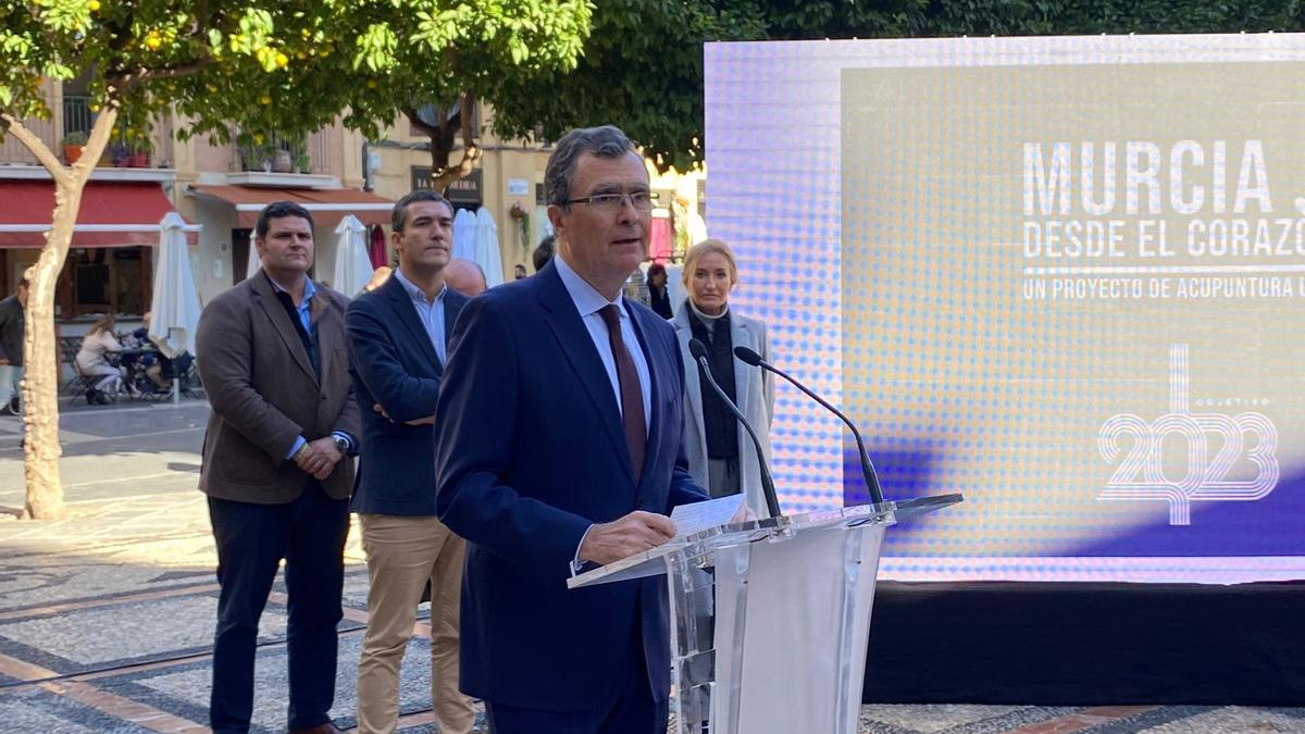 José Ballesta, durante la presentación del proyecto