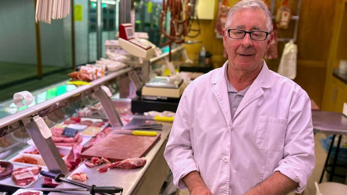 Francisco Fernández, en uno de sus últimos días de trabajo.
