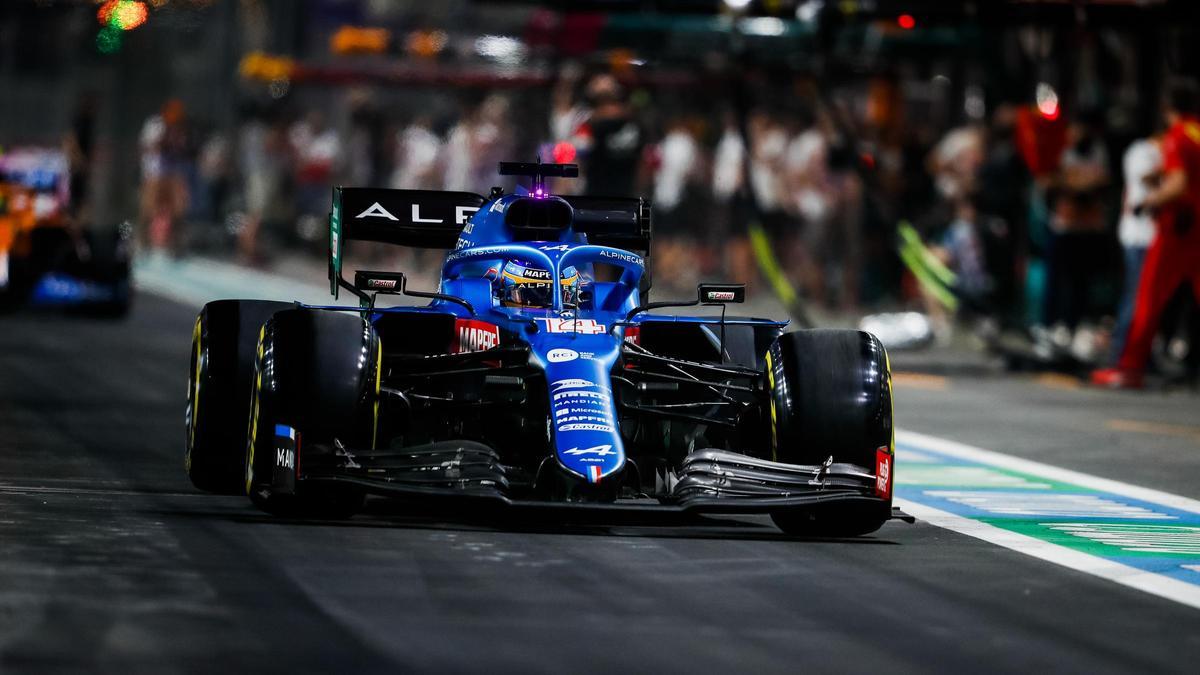 El piloto de Alpine Fernando Alonso.