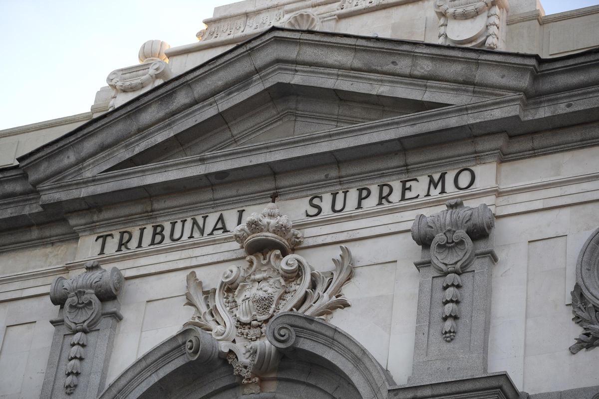 Fachada del Tribunal Supremo.