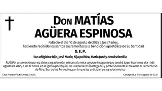D. Matías Agüera Espinosa