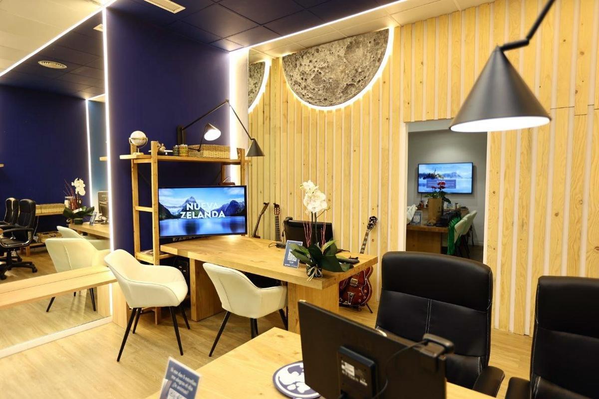 Interior de la oficina.