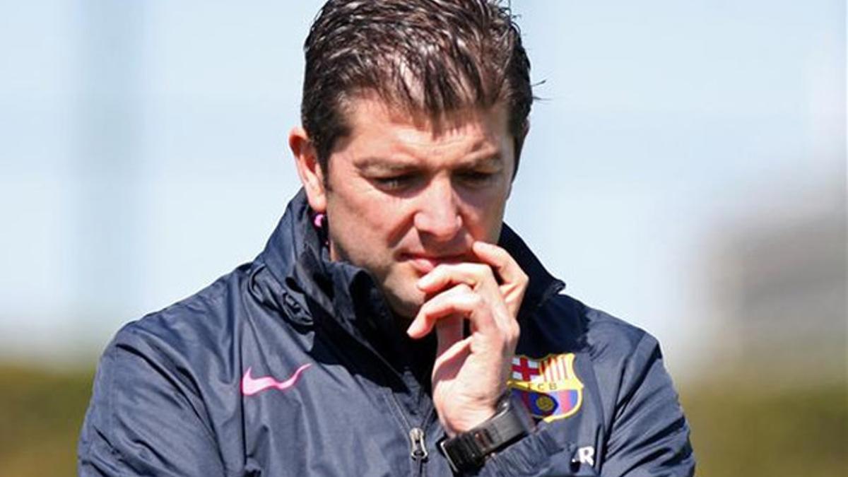 Franc Artiga es el entrenador del juvenil B del Barça