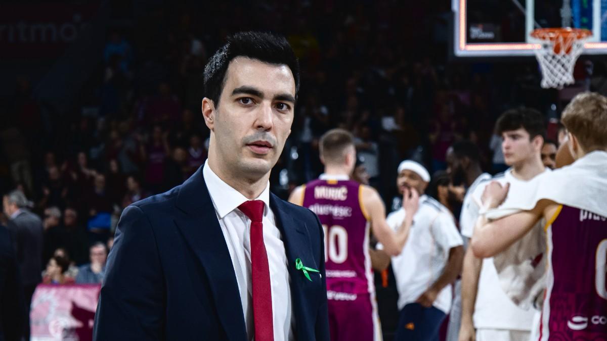 Gerard Encuentra, entrenador del Hiopos Lleida, atendió a SPORT a pocas jornadas de terminar la Liga Endesa