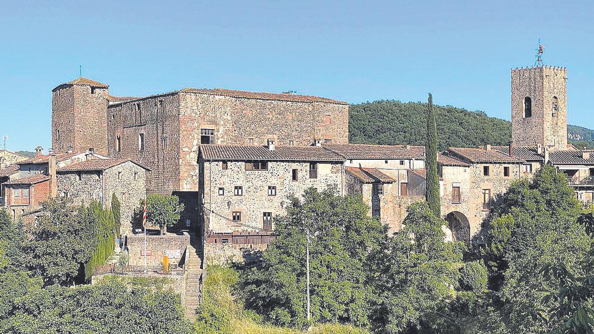 El Castell de Santa Pau, a la Garrotxa, en una imatge d’arxiu.