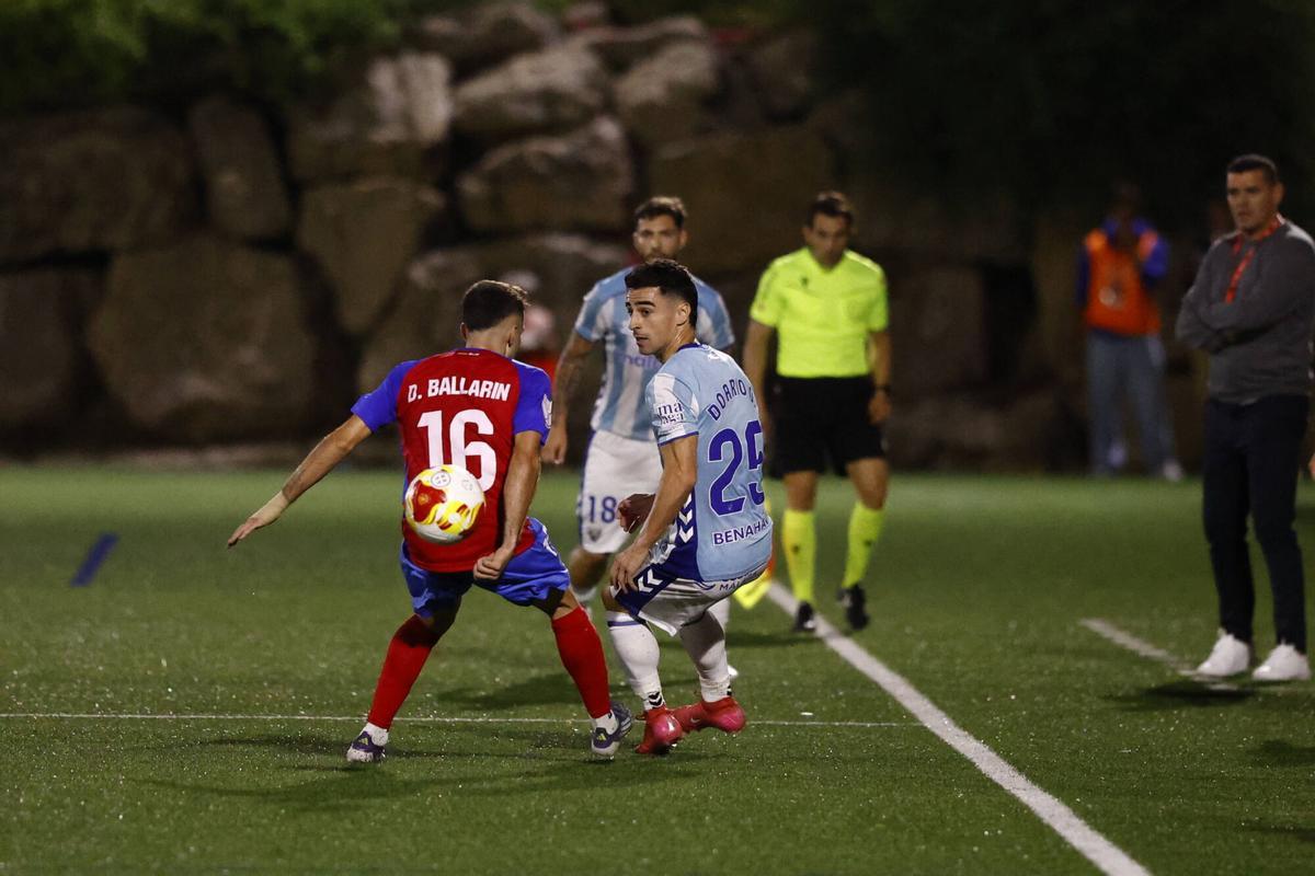 Primera ronda de la Copa del Rey entre el CD Estepona y el Málaga CF