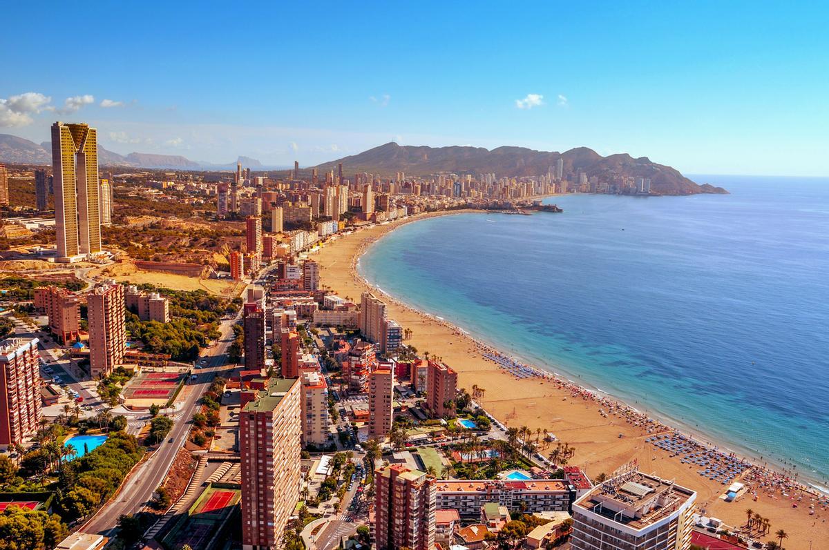 Benidorm tiene uno de los skylines más reconocibles del país