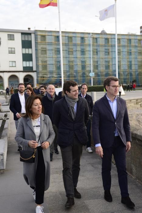 Visita de Pablo Casado a A Coruña