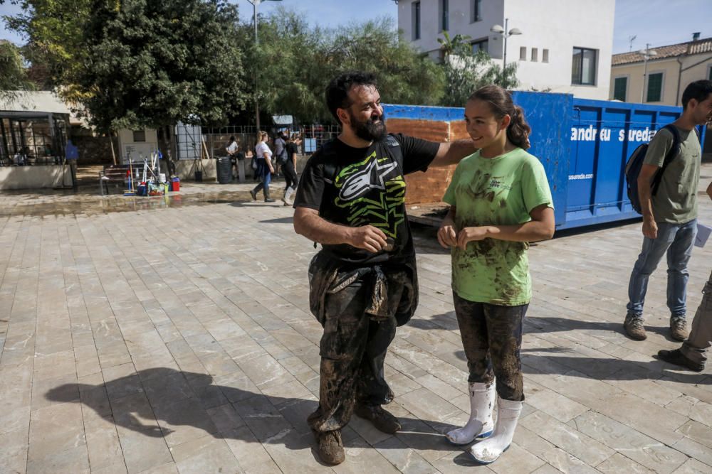 Una riada de solidaridad inunda Sant Llorenç