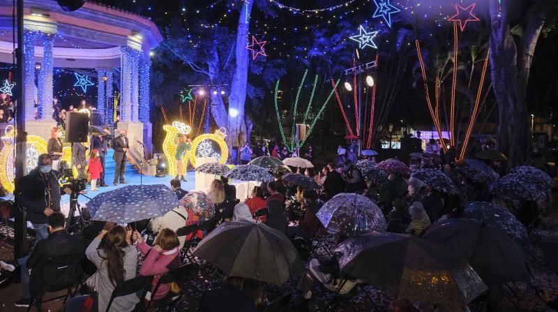 Encendido de la iluminación de Navidad en Santa Cruz de Tenerife