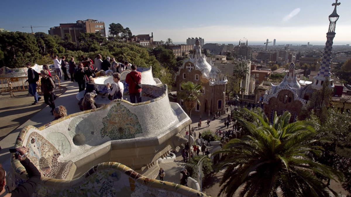 El Parc Güell de Barcelona.