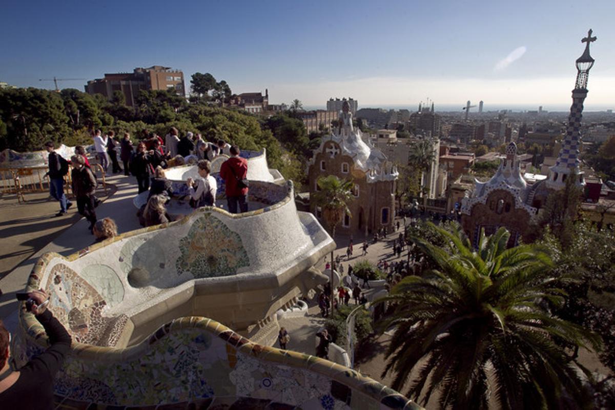 El Parc Güell de Barcelona.