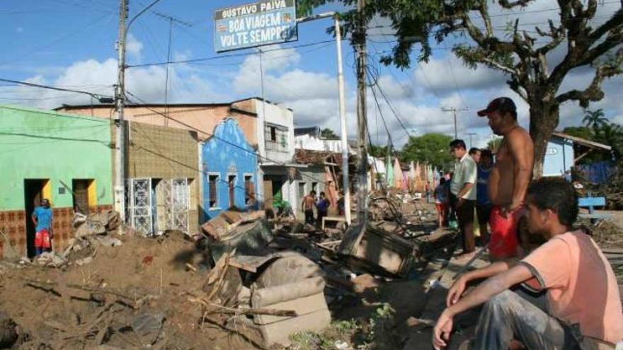 Vista de los destrozos en la ciudad de Río Largo.