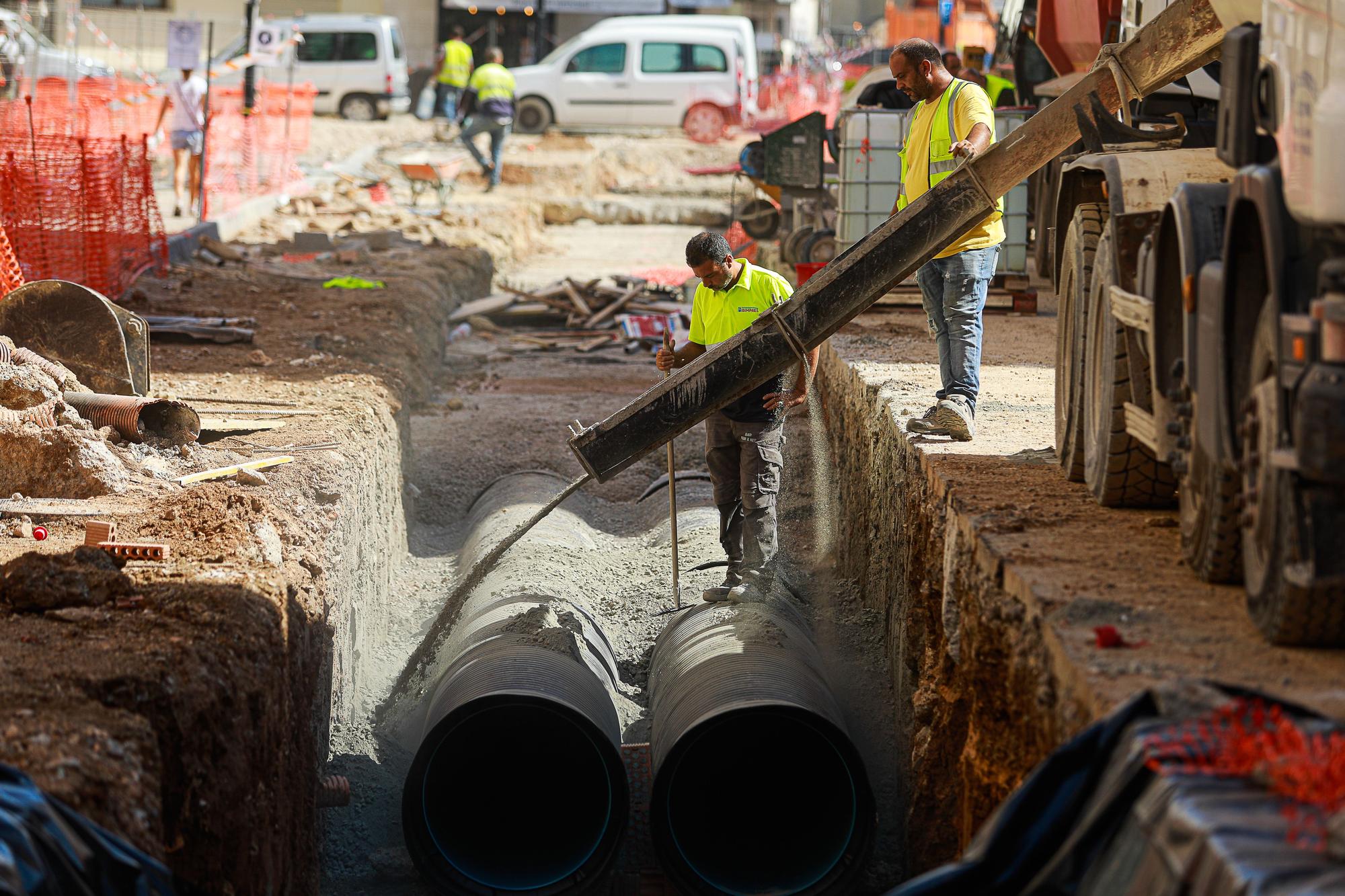 Avanzan los trabajos en la segunda fase de las obras de Isidor Macabich en Ibiza