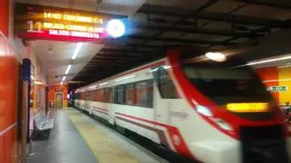 Descarrila un tren vacío en Málaga y provoca retrasos de hasta 20 minutos en Cercanías y Media Distancia