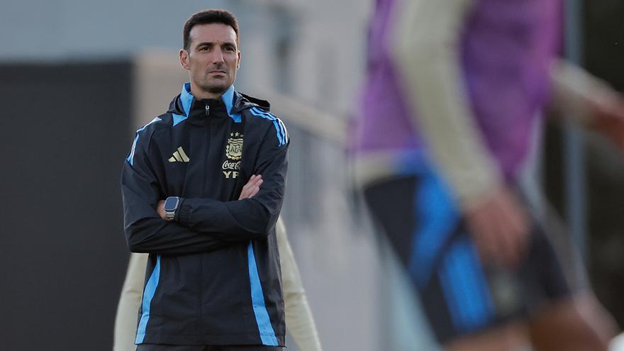 Scaloni, sobre Lamine: "Es posiblemente uno de los mejores del mundo hoy en día"