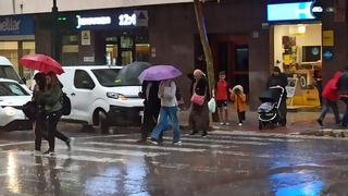 La lluvia deja 30 litros por metro cuadrado en las comarcas de l'Alcoià y El Comtat