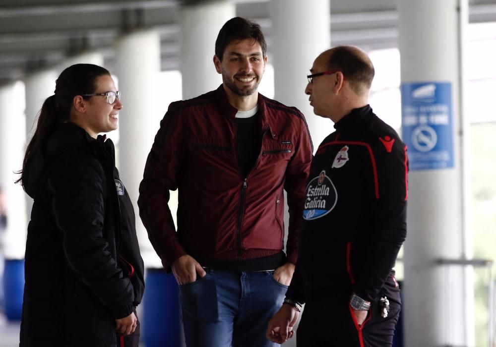 El Dépor entrena para recibir al Córdoba