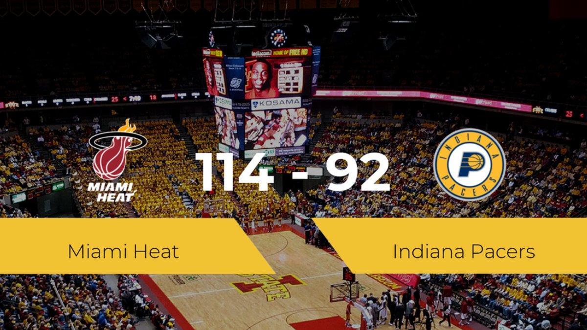 Triunfo de Miami Heat en el Visa Athletic Center ante Indiana Pacers por 114-92