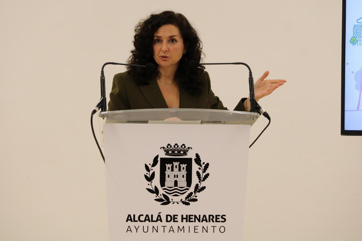 Orlena de Miguel presentando el Plan de Inclemencias Invernales