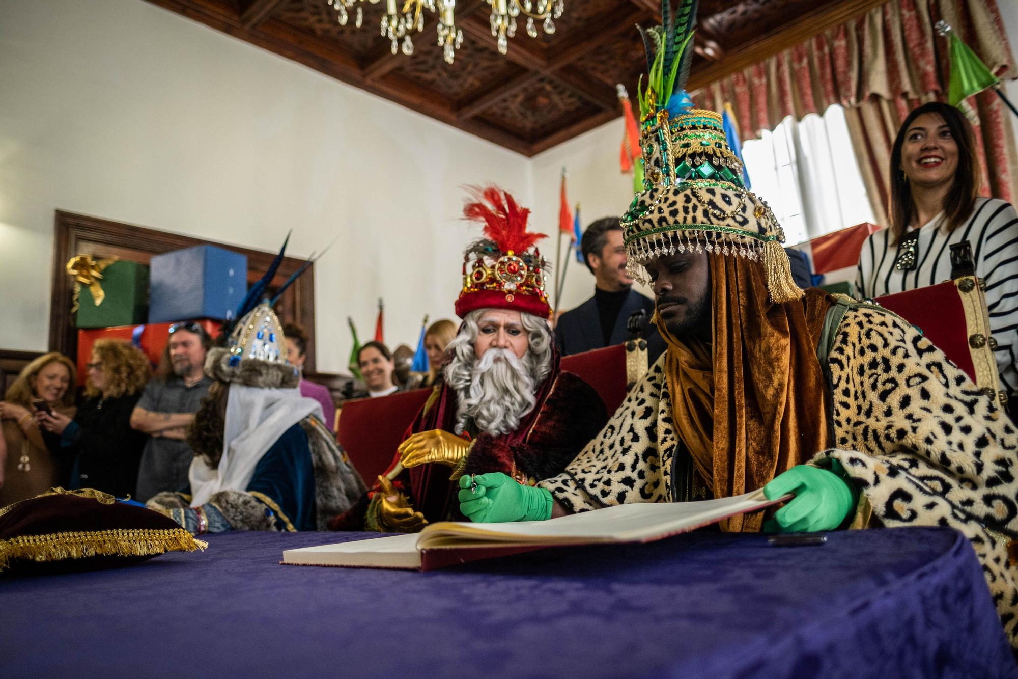 Recibimiento a los Reyes Magos en La Laguna