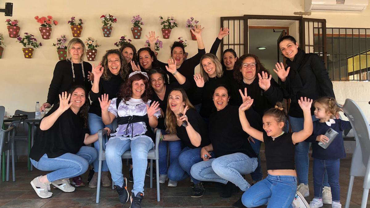 Las amigas de la novia, en su encuentro sorpresa previo a la ceremonia.