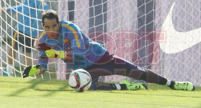 El entrenamiento del Barça, en imágenes