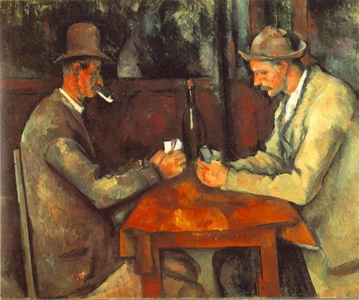 ’Els jugadors de cartes’, de Cézanne. ’Els jugadors de cartes’, de Cézanne.