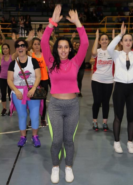 Sesión de zumba en Monte da Vila