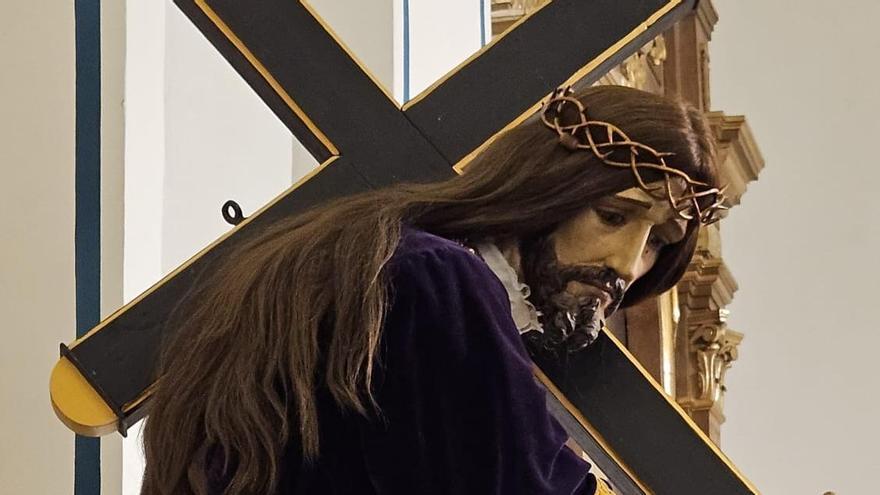 El Nazareno ya luce renovado en el templo de San Francisco Javier