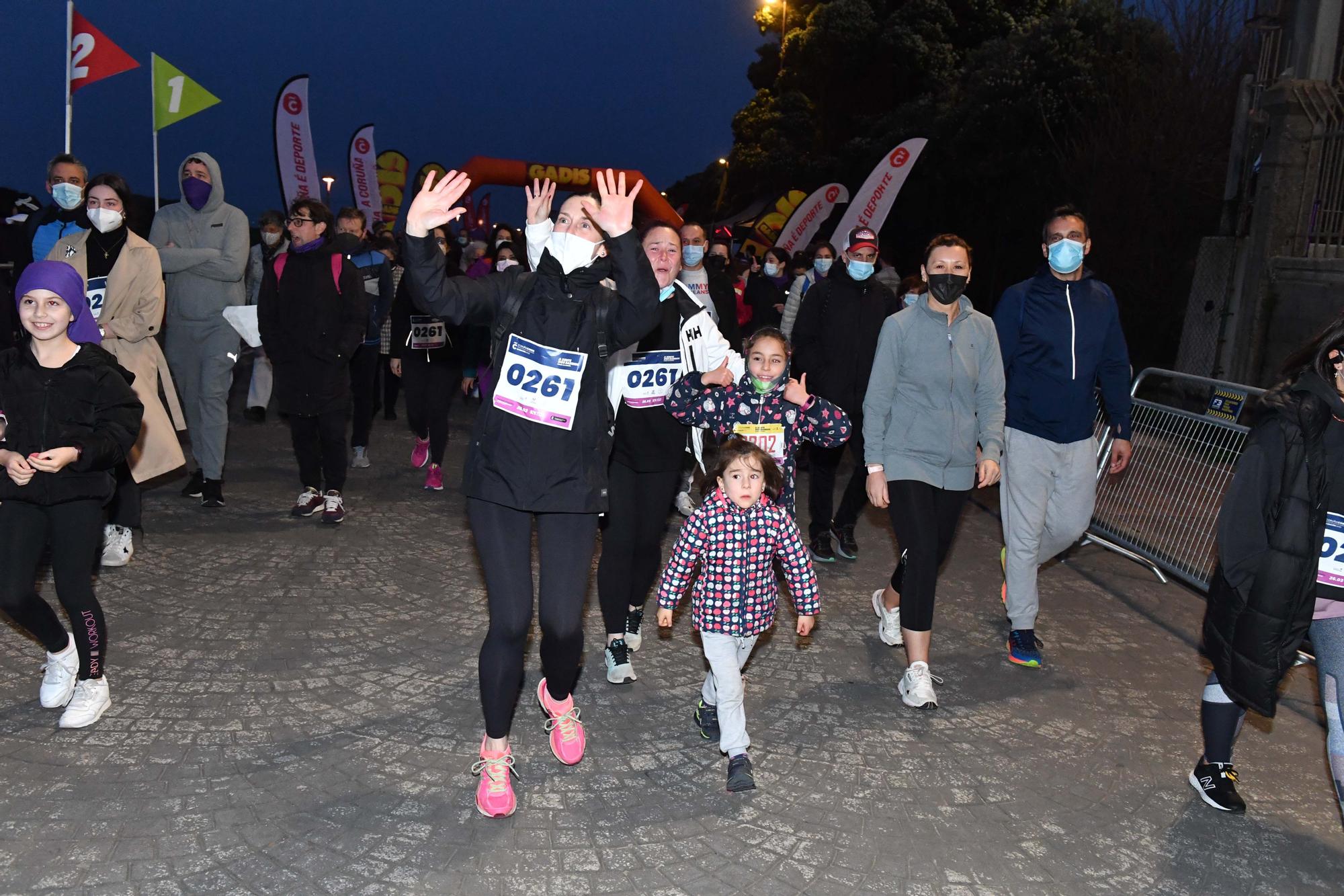 Carrera popular nocturna de la Torre de Hércules en A Coruña