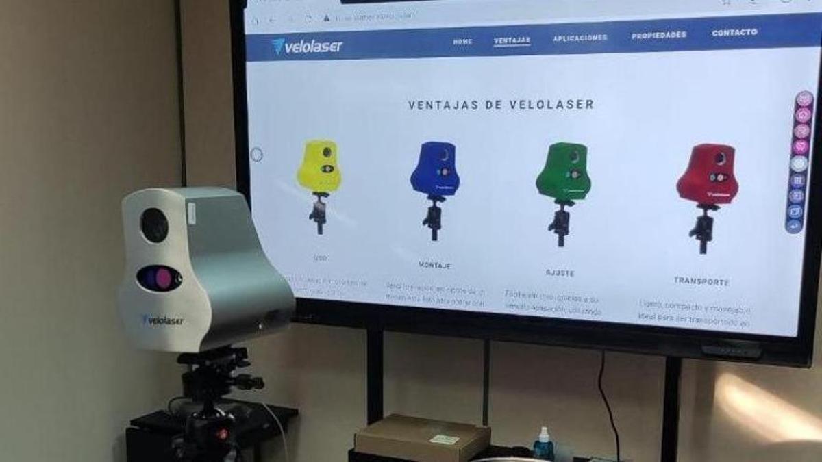 Así es el nuevo Veloláser que ha adquirido la policía de Córdoba.