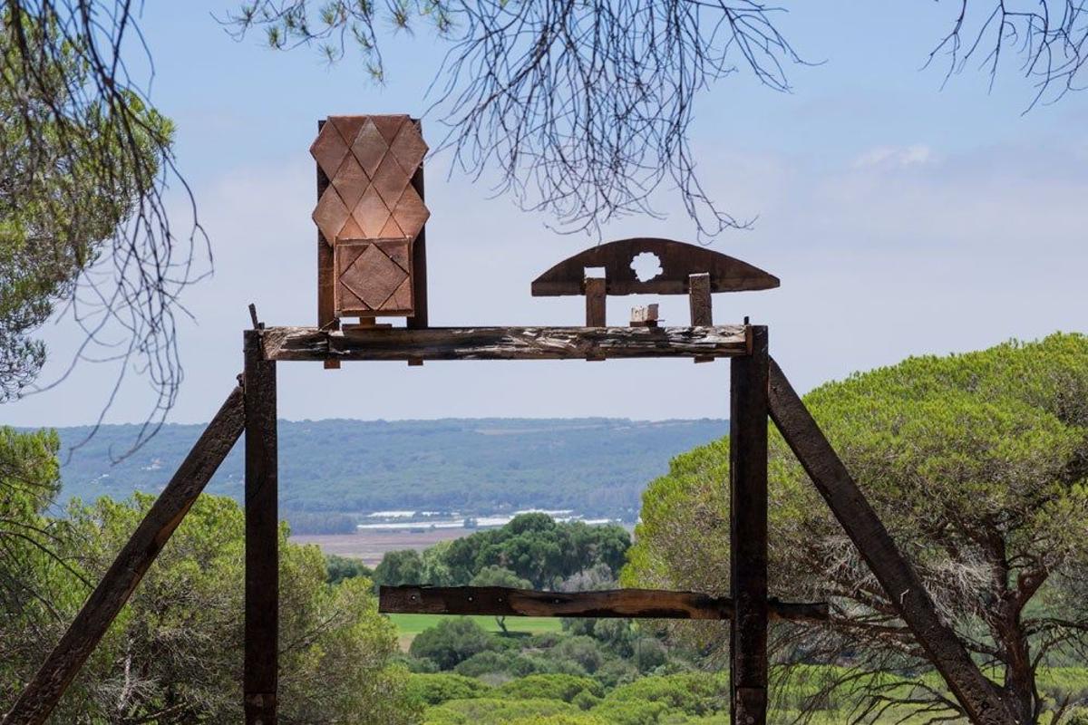 Escultura en Fundación NMAC Vejer de la Frontera