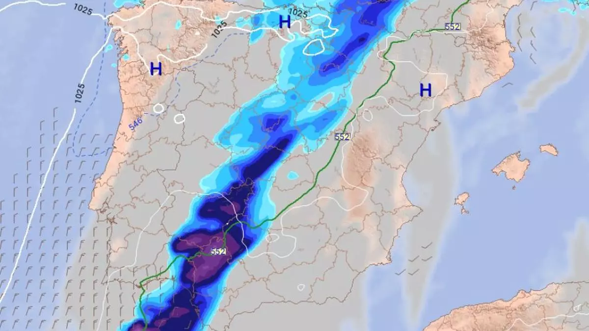 Las lluvias vuelven a Andalucía