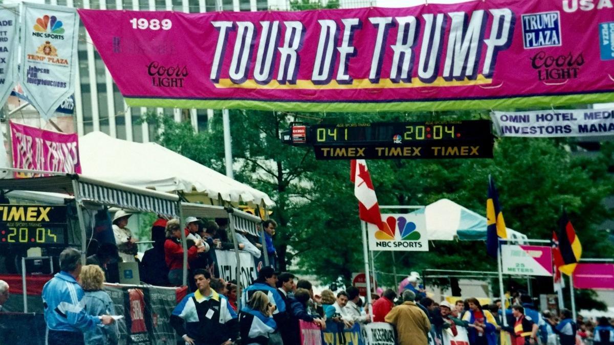 El Tour de Trump fue otro de los intentos del mganate para autopromocionarse.