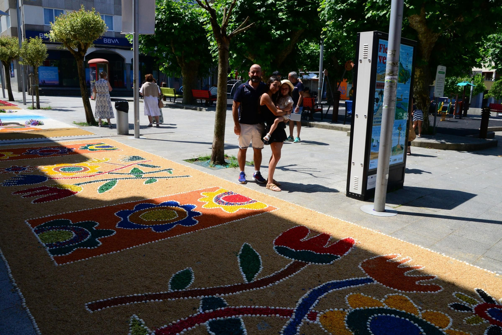 La fiesta de las alfombras florales del Corpus en Bueu (III)
