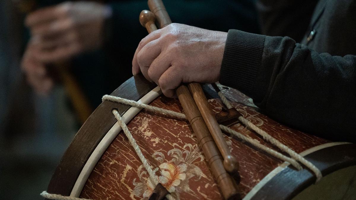 Un tambor tradicional.